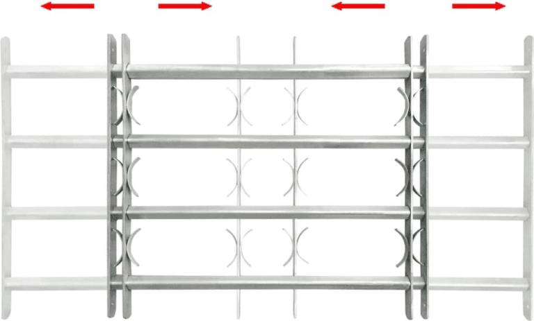 5 Beste raambeveiliging verstelbare tralies